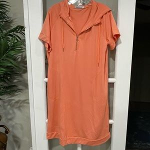 Hooded Tee-Shirt Dress XL